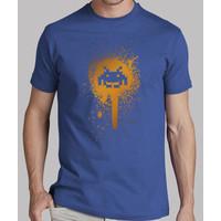 space blotch man t shirt