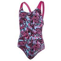 Speedo Astropop Allover Splashback Swimsuit - Girls - Pink/Blue