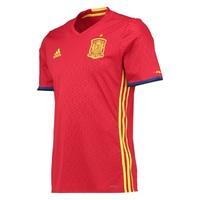 Spain Home Authentic Shirt 2016 Red
