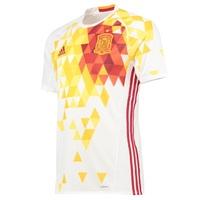 Spain Away Authentic Shirt 2016 White