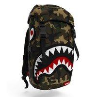 Sprayground Camo Chenille Shark Top Loader Backpack - Camo
