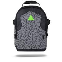 Sprayground Reflective Neon Flux Rython Backpack - Silver