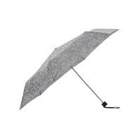 Spot print umbrella black and white compact umbrella with cover - Black and White