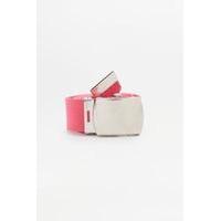 Sporty Black Slider Belt, PINK