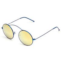 Spektre Sunglasses Metallo Rotondo Blue (Gold Mirror)