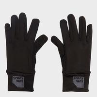 Sprayway Women\'s Touchscreen Grip Gloves - Black, Black