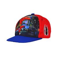 Spiderman Front Snap Back Cap Red - Junior