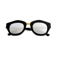 Spektre Sunglasses Mon Amour MA01G/Black/Black/Gold (Silver Mirror)