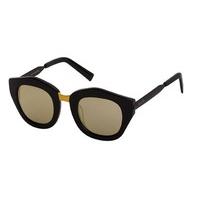 Spektre Sunglasses Mon Amour Black/Black/Gold (Gold Mirror)