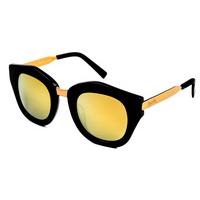 Spektre Sunglasses Mon Amour Black/Gold/Black (Gold Mirror)