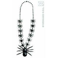 Spiders Necklaces 40cm Halloween Jewellery For Fancy Dress Costumes