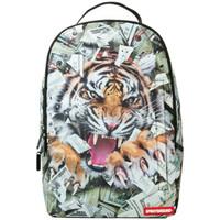 sprayground tiger money backpack mens backpack in white