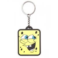Spongebob Smiling \'Whatever\' Rubber Keychain