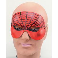 Spiderperson Eyemask (half Face) - Red & Black