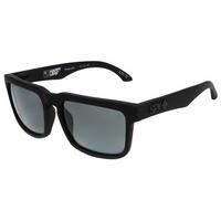 spy sunglasses helm polarized soft matte black happy gray green polar