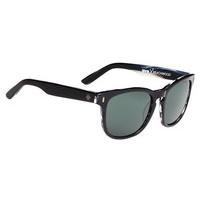 Spy Sunglasses BEACHWOOD BLACK/HORN - HAPPY GRAY GREEN