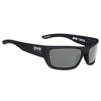 Spy Sunglasses DEGA Soft Matte Black - Happy Gray Green