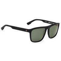 spy sunglasses neptune polarized matte black happy grey green polar