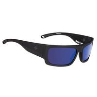 Spy Sunglasses ROVER Polarized ROVER SOFT MATTE BLACK - HAPPY GRAY GREEN POLAR W/ DARK BLUE