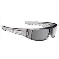 spy sunglasses logan clear smoke happy gray green wsilver mirror