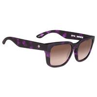 spy sunglasses bowie soft matte purple tort happy bronze fade