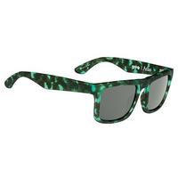 spy sunglasses atlas soft matte green tort happy gray green