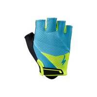 specialized womens body geometry gel mitt blueyellow