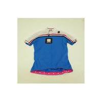 Sportful Allure Women\'s Short Sleeve Jersey Size M (Ex-Demo / Ex-Display) | Blue/White