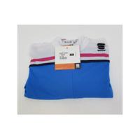 Sportful Allure Women\'s Short Sleeve Jersey Size S (Ex-Demo / Ex-Display) | Blue/White