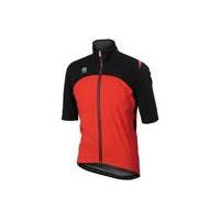 Sportful Fiandre Windstopper LRR Short Sleeve Softshell Jacket | Red/Black - XL