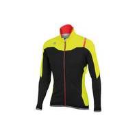 Sportful Fiandre NoRain Softshell Jacket | Black/Yellow - M