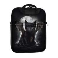 spiral bat cat tablet shoulder bag for 10 inch black large fm132580