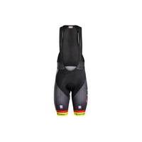 Sportful Trek-Segafredo Replica Bibshorts | Black/Yellow - XXL