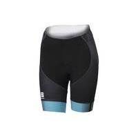 sportful womens gruppetto pro waist short blacklight blue