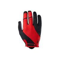 Specialized Body Geometry Gel Full Finger Glove | Red/Black - M