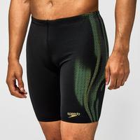 speedo mens placement jammer swimming shorts black black