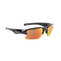 spiuk torsion sunglasses black red mirror lens