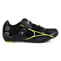 Spiuk Brios Road Shoes - Black / Hi Vis Yellow / EU38