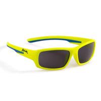 Spiuk Bungy Kids Sunglasses - Yellow / Blue Mirror Lens