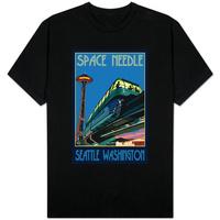 Space Needle and Monorail; Seattle; Washington