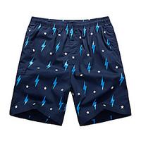 sports print boxers underwear cotton