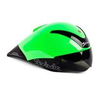 Spiuk Aizea Aero Road Helmet - Green / Black / 53cm / 61cm