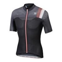 Sportful BodyFit Pro Race Short Sleeve Jersey - Black/Grey - M