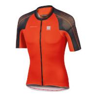 Sportful BodyFit SpeedSkin Short Sleeve Jersey - Red/Black - M