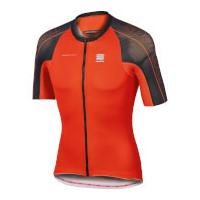 sportful bodyfit speedskin short sleeve jersey redblack m