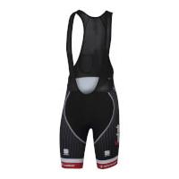 Sportful Trek-Segafredo BodyFit Pro Classic Bib Shorts - Black/White/Red - S