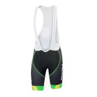 Sportful Gruppetto Pro Bib Shorts - Black/Green/Yellow - XL