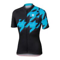 Sportful Fuga Short Sleeve Jersey - Black/Blue - L