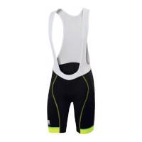 Sportful Giro Bib Shorts - Black/Yellow - L