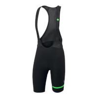 Sportful Giara Bib Shorts - Black/Green - XXL